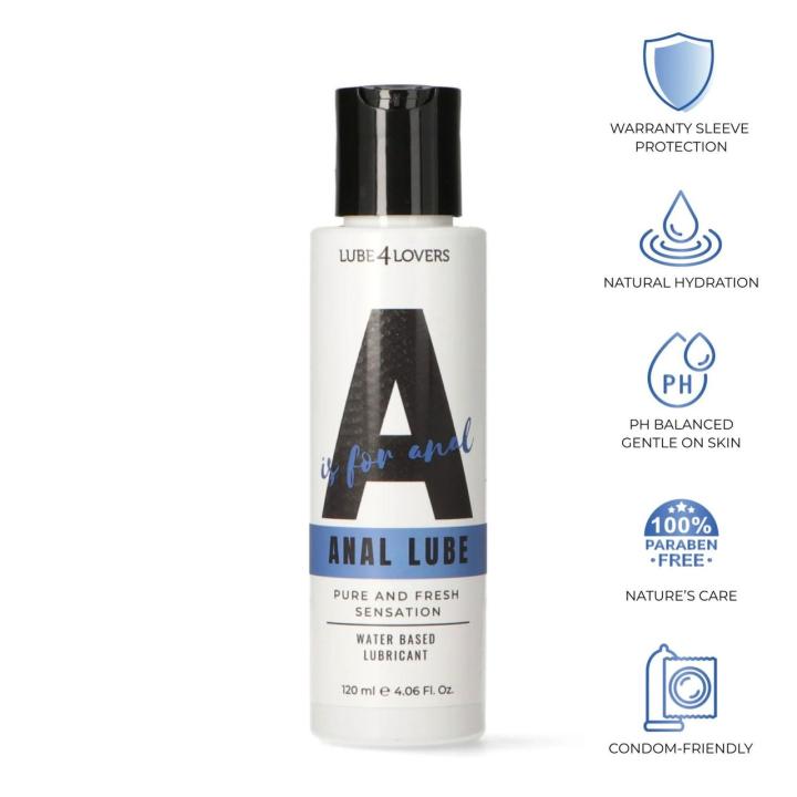 Wodny lubrykant analny 120 ml z aloesem – komfort i mniejsze tarcie