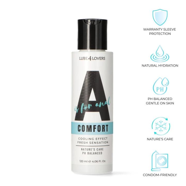 Wodny lubrykant analny chłodzący 120 ml – do prezerwatyw i zabawek