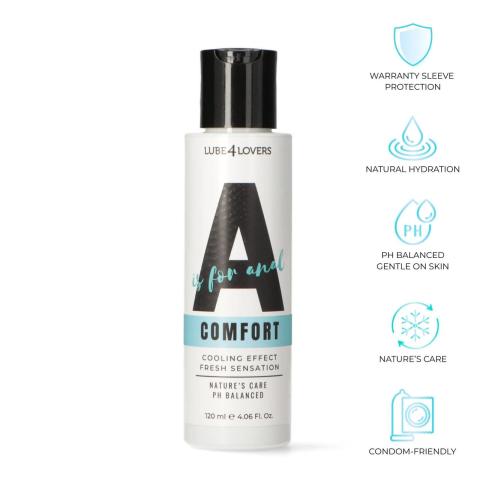 Wodny lubrykant analny chłodzący 120 ml – do prezerwatyw i zabawek