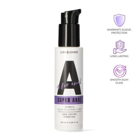 Hybrydowy lubrykant analny 120 ml woda-silikon, długi poślizg i komfort