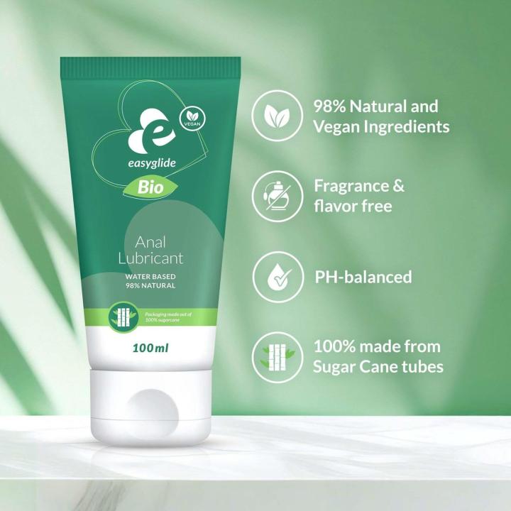 Naturalny lubrykant analny na bazie wody 100 ml, gęsty żel dla komfortu