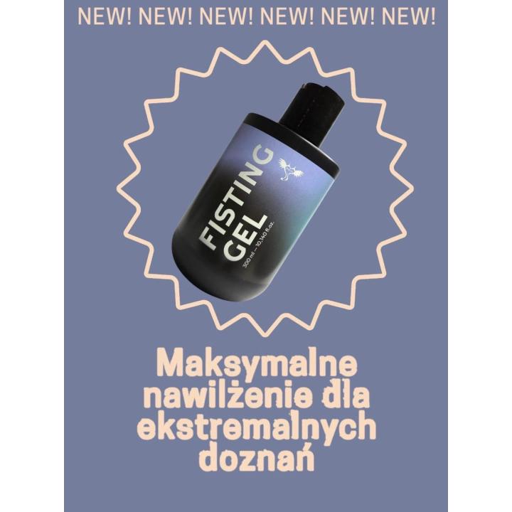 Żel analny do fistingu 300 ml na bazie wody z delikatnym znieczuleniem