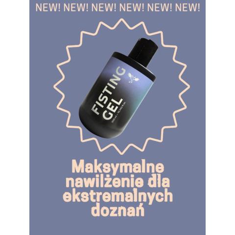 Żel analny do fistingu 300 ml na bazie wody z delikatnym znieczuleniem