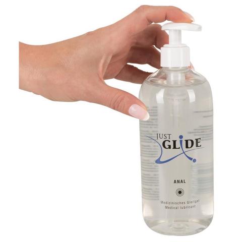 Wodny lubrykant analny 500 ml – wegański, pH dopasowane, do prezerwatyw i zabawek