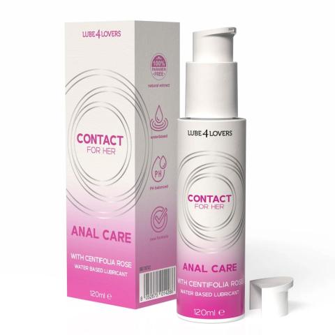 Wodny żel analny 120 ml z ekstraktem róży | poślizg i komfort