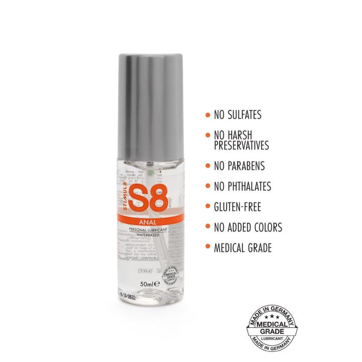 Wodny żel analny Natural 50 ml długotrwały poślizg delikatny skład