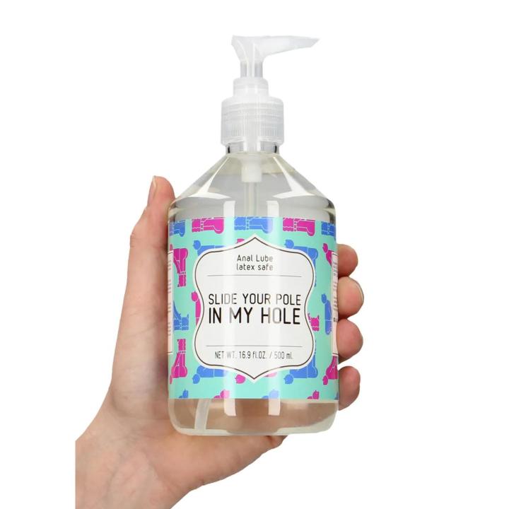 Analny lubrykant na bazie wody 500 ml z lekkim znieczuleniem