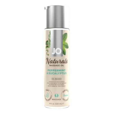 Naturalny olejek do masażu mięta i eukaliptus 120 ml wegański