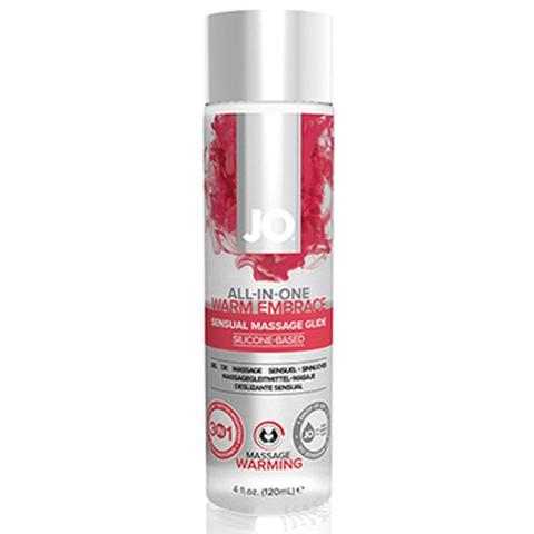 Rozgrzewający olejek silikonowy do masażu 3w1 120 ml