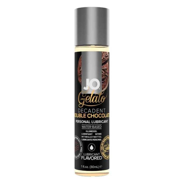 Smakowy lubrykant wodny double chocolate 30 ml – bezpieczny dla lateksu i zabawek