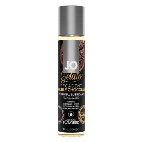 Smakowy lubrykant wodny double chocolate 30 ml – bezpieczny dla lateksu i zabawek
