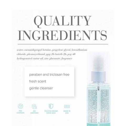 Spray do czyszczenia zabawek erotycznych w mgiełce 60 ml