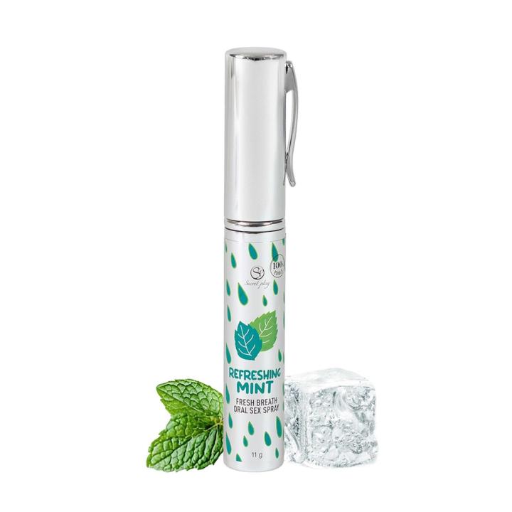 Miętowy spray do seksu oralnego 11 g - nawilżenie i świeży oddech