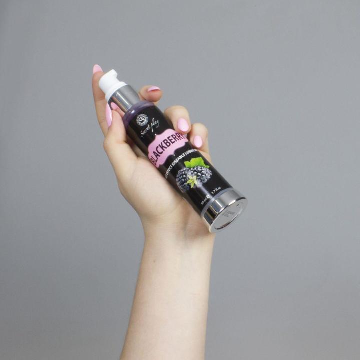 Jeżynowy lubrykant jadalny z efektem rozgrzewającym 50 ml
