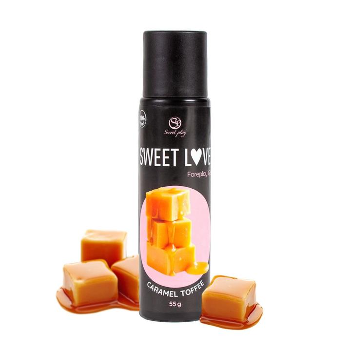 Jadalny żel smakowy karmelowe toffi 60 ml do masażu i pieszczot