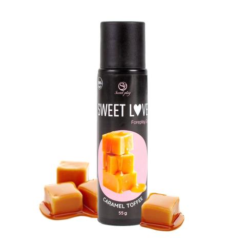 Jadalny żel smakowy karmelowe toffi 60 ml do masażu i pieszczot