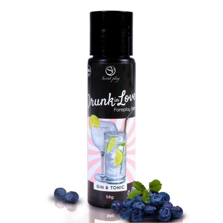 Jadalny balsam smakowy gin z tonikiem 60 ml 0,0% – zmysłowe pieszczoty