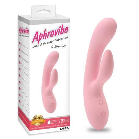 Silikonowy wibrator do punktu G z masażem łechtaczki 20,5 cm, 10 trybów