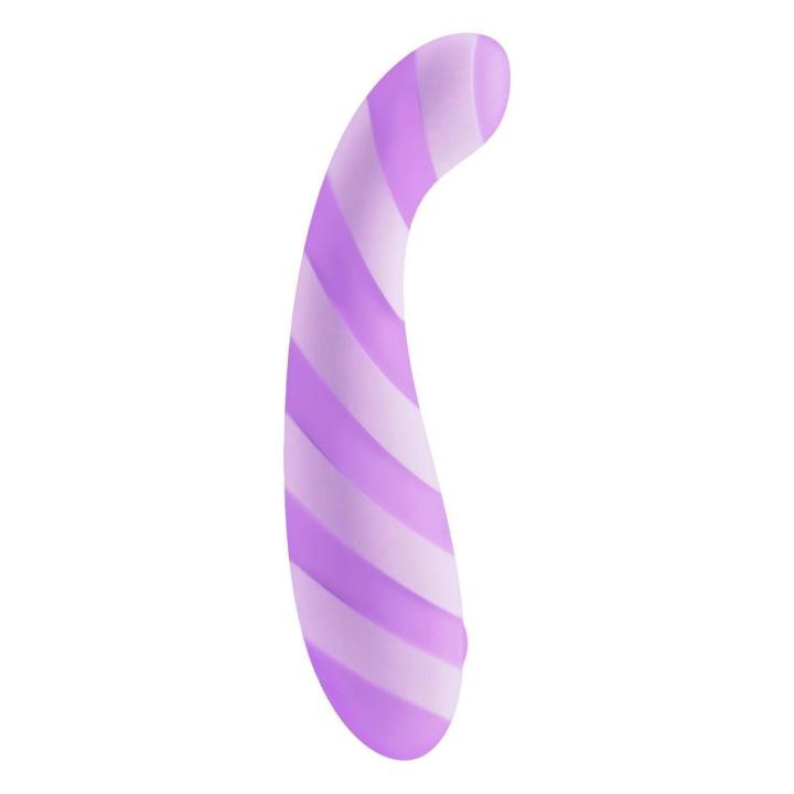 Wibrator do punktu G fioletowy 15,7 cm – elastyczny, USB, IPX7