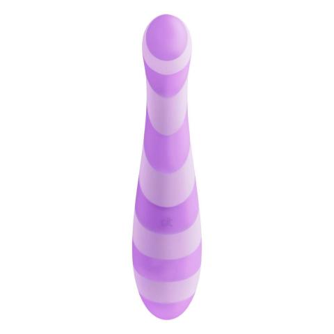 Wibrator do punktu G fioletowy 15,7 cm – elastyczny, USB, IPX7