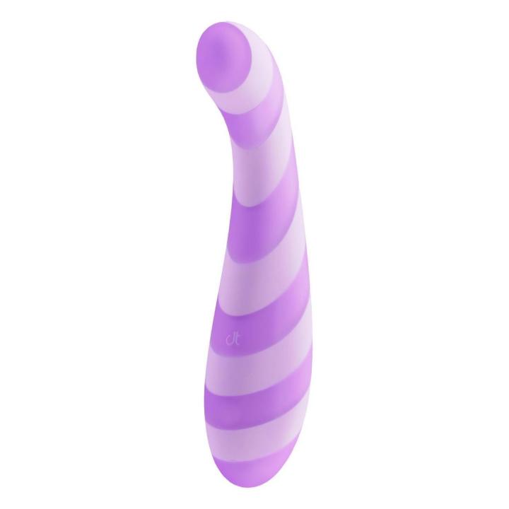 Wibrator do punktu G fioletowy 15,7 cm – elastyczny, USB, IPX7