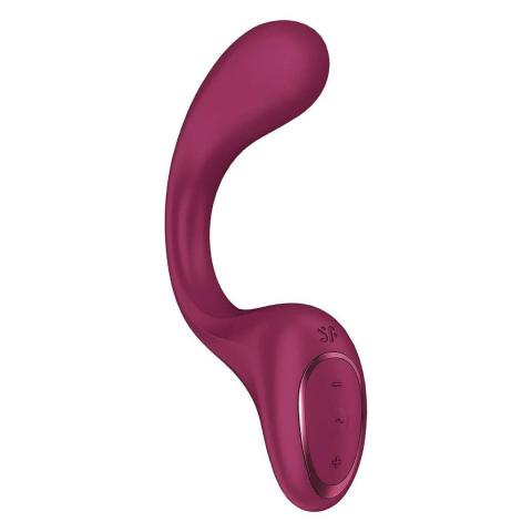 Satisfyer G For Goddess 2 Wine Red – wibrator 2w1 do punktu G i łechtaczki