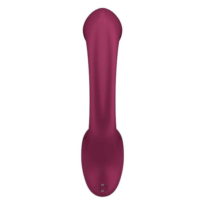 Satisfyer G For Goddess 2 Wine Red – wibrator 2w1 do punktu G i łechtaczki