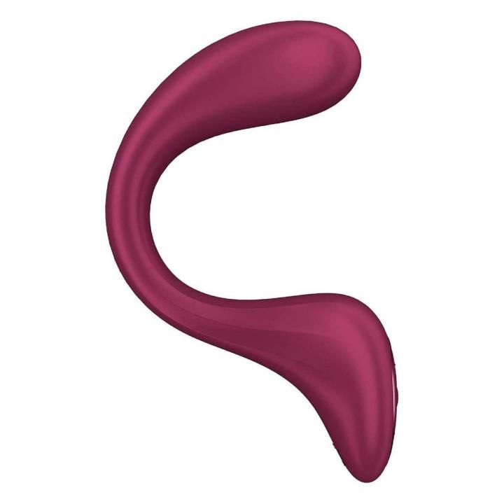 Satisfyer G For Goddess 2 Wine Red – wibrator 2w1 do punktu G i łechtaczki