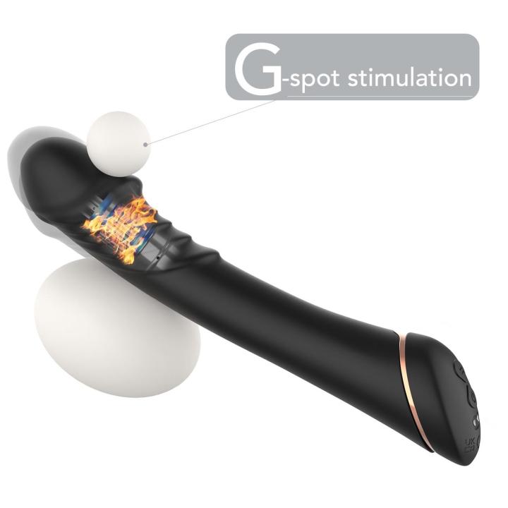 Wibrator do punktu G czarny, 9 trybów wibracji, wodoodporny, USB
