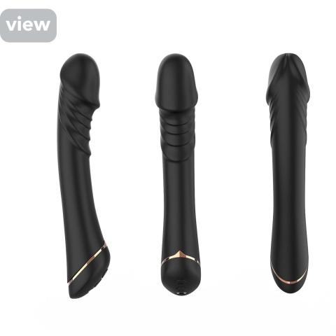 Wibrator do punktu G czarny, 9 trybów wibracji, wodoodporny, USB