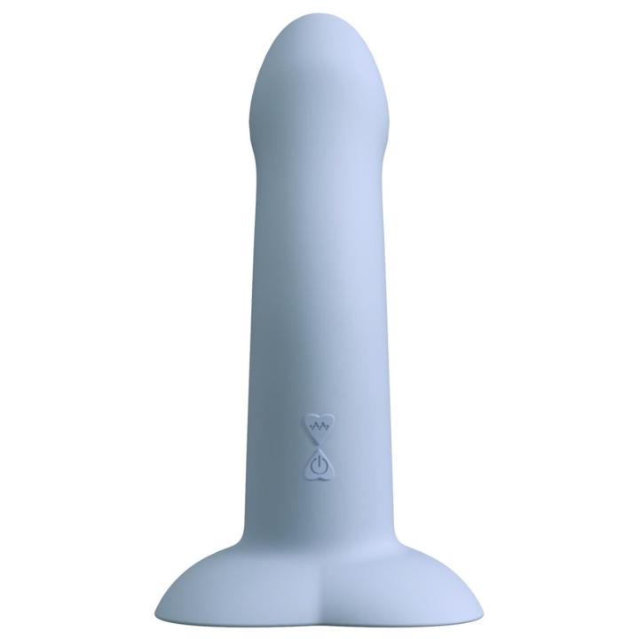Niebieskie dildo do punkt G z przyssawką serce niebieski, 10 trybów, wodoodporny usb