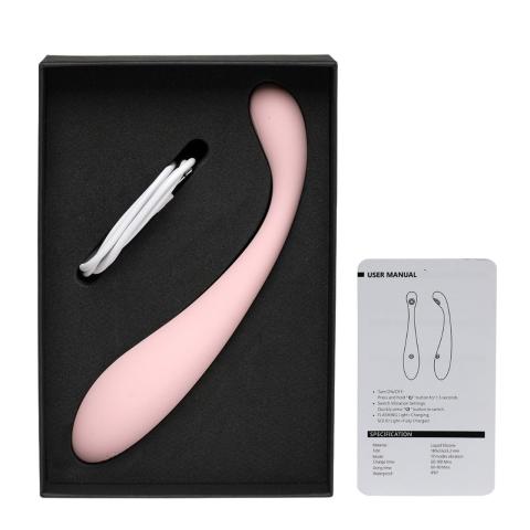 Różowy masażer punktu G 10 trybów wibracji, wodoodporny IPX7, usb