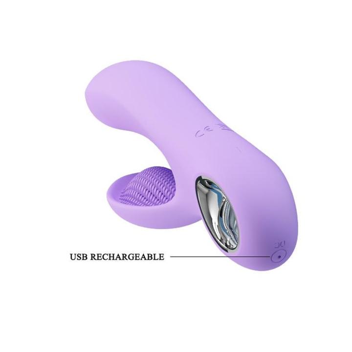 Silikonowy wibrator punktu G USB niebieski – 7 trybów i 5 poziomów mocy