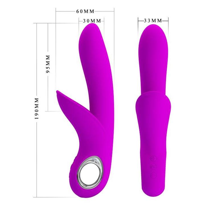 Wibrator króliczek USB do punktu G, 7 trybów wibracji i 5 poziomów intensywności