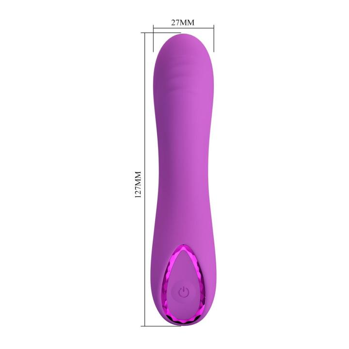 Silikonowy wibrator do punktu G 10 trybów wibracji ładowanie magnetyczne USB