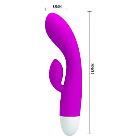Wodoodporny wibrator królik do punktu g i łechtaczki 30 trybów usb różowy