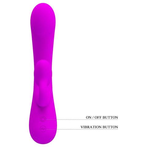 Wodoodporny wibrator królik z wypustkami i 10 trybami wibracji