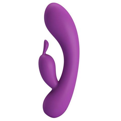 Wibrator do punktu G z króliczkiem 12 trybów, silikonowy, ładowanie USB