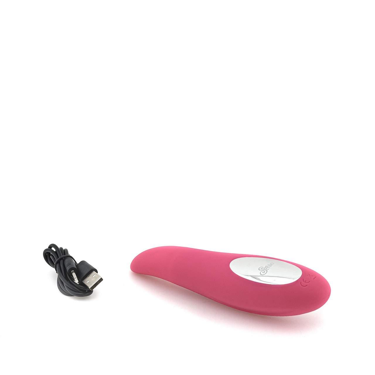 Różowy trzęsący i obracający się wibrator z silikonu