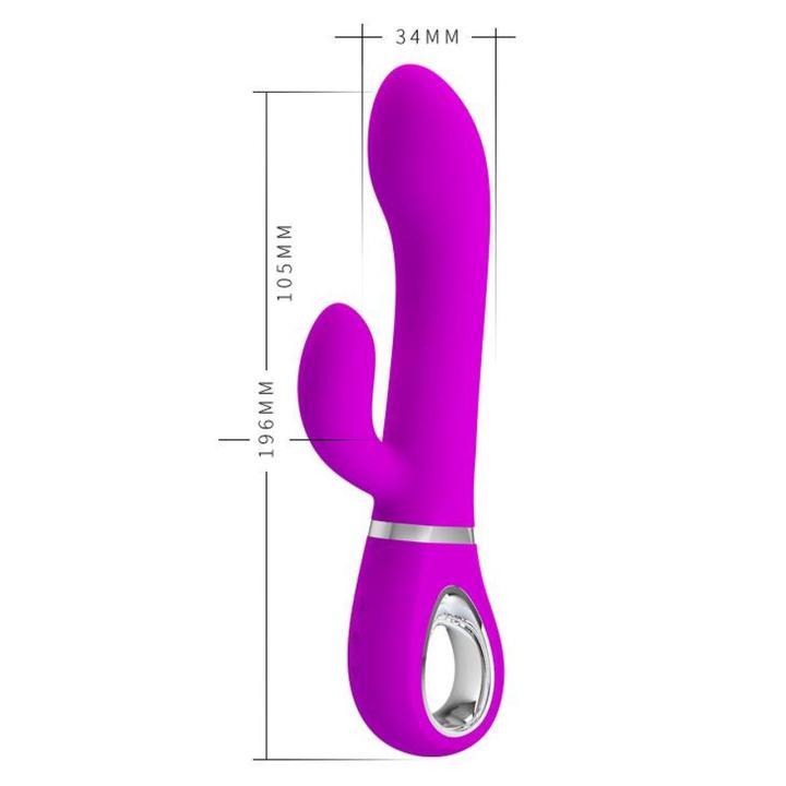 Wibrator króliczek do punktu g usb z rotacją i 12 trybami wibracji