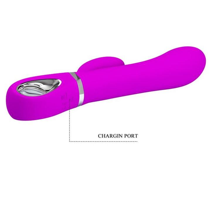 Wibrator króliczek do punktu g usb z rotacją i 12 trybami wibracji