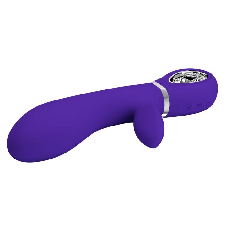 Wibrator do punktu G z króliczkiem USB – 7 trybów wibracji, silikonowy