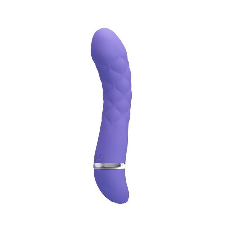 Fioletowy wibrator punktu G 7 trybów silikonowy 18,8 cm