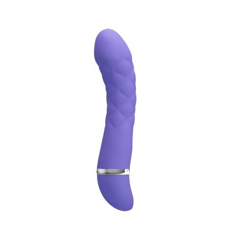 Fioletowy wibrator punktu G 7 trybów silikonowy 18,8 cm