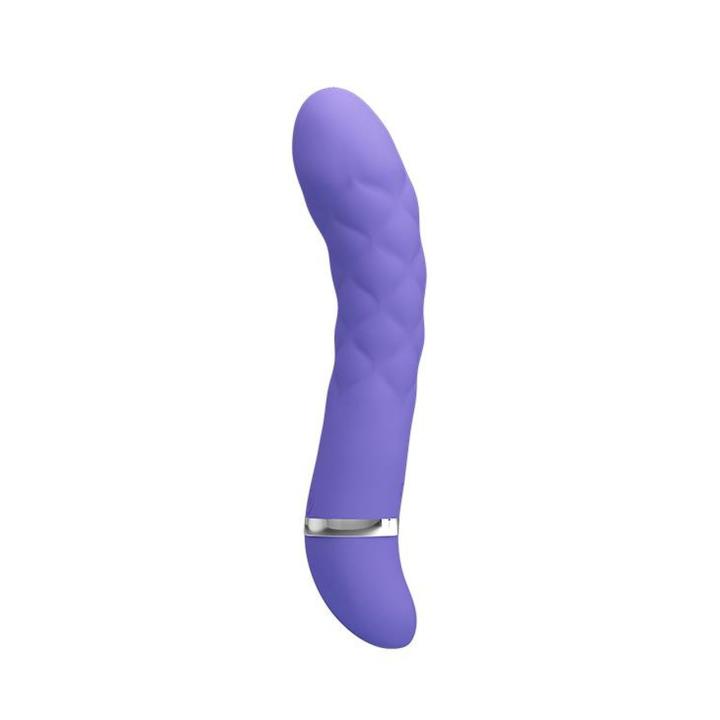 Fioletowy wibrator punktu G 7 trybów silikonowy 18,8 cm