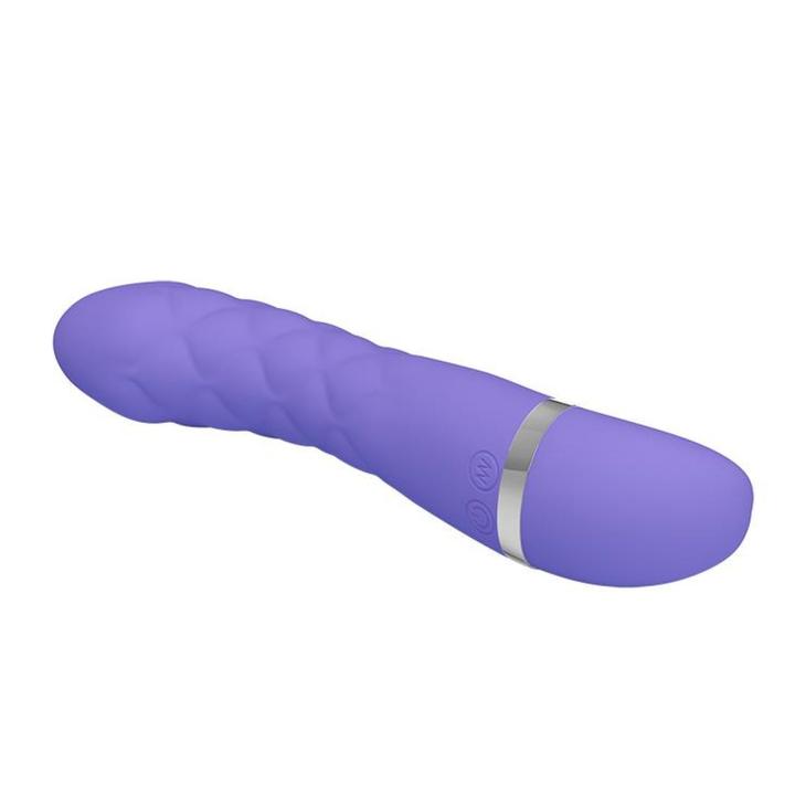 Fioletowy wibrator punktu G 7 trybów silikonowy 18,8 cm