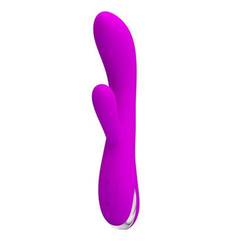 Wibrator punktu G z efektem ciepła 48°C i 12 trybami wibracji 20,5 cm