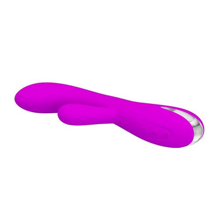 Wibrator punktu G z efektem ciepła 48°C i 12 trybami wibracji 20,5 cm