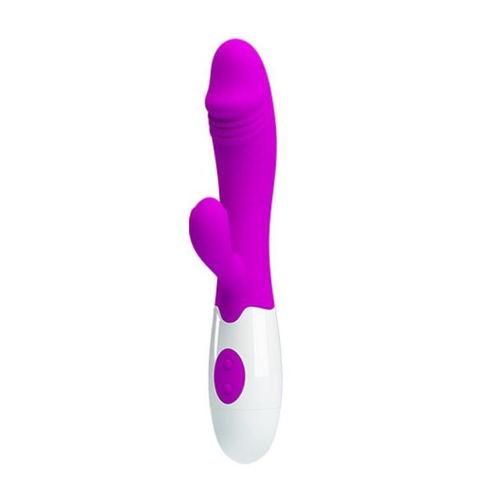 Silikonowy wibrator punktu G 19,5 cm - podwójna stymulacja i 30 trybów