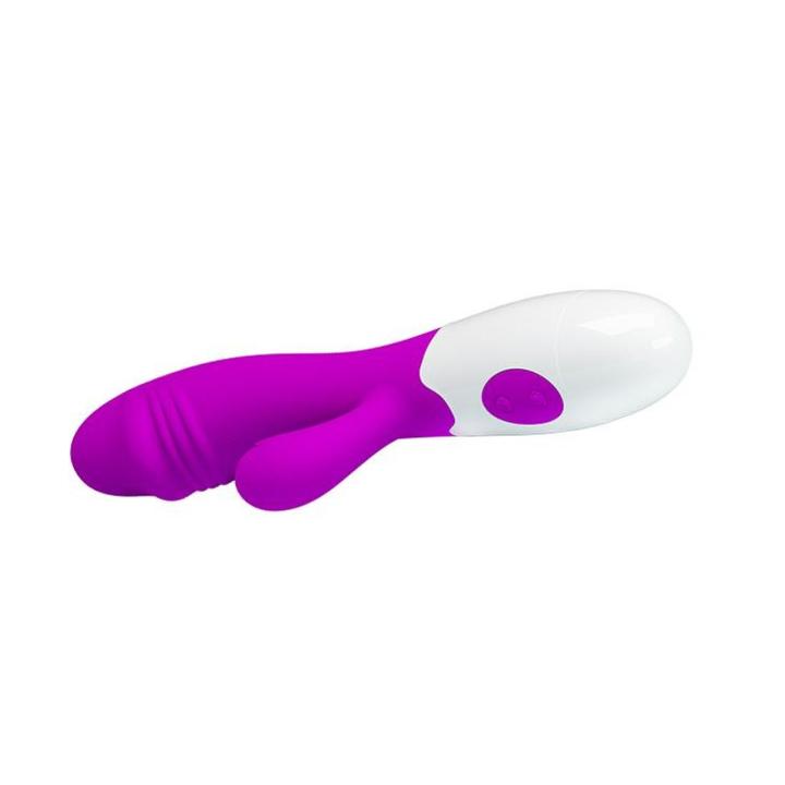 Silikonowy wibrator punktu G 19,5 cm - podwójna stymulacja i 30 trybów